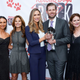 Georgina Bloomberg, Stacey Silverstein, Lara Trump, Eric Trump, and Jackie O’Sullivan attend a fundraiser for Rescue Dogs Rock NYC, October 22, 2019.